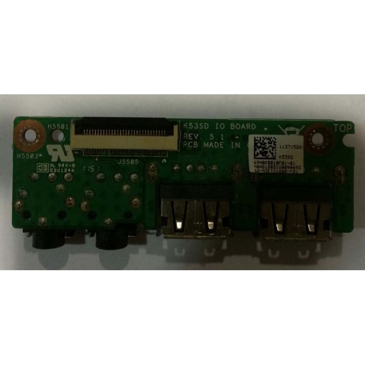 Connecteur USB et Son Asus x53s - ABIMEDIA