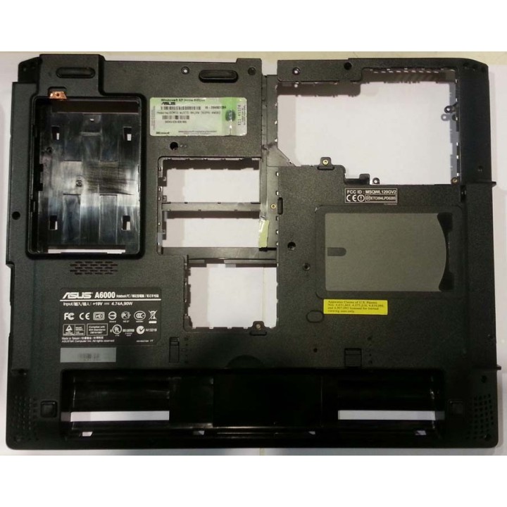 Plasturgie de base dessous Asus A6000 - ABIMEDIA