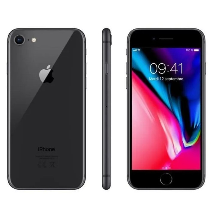 Apple iPhone 8 noir 64 Go - Reconditionné | Abimedia
