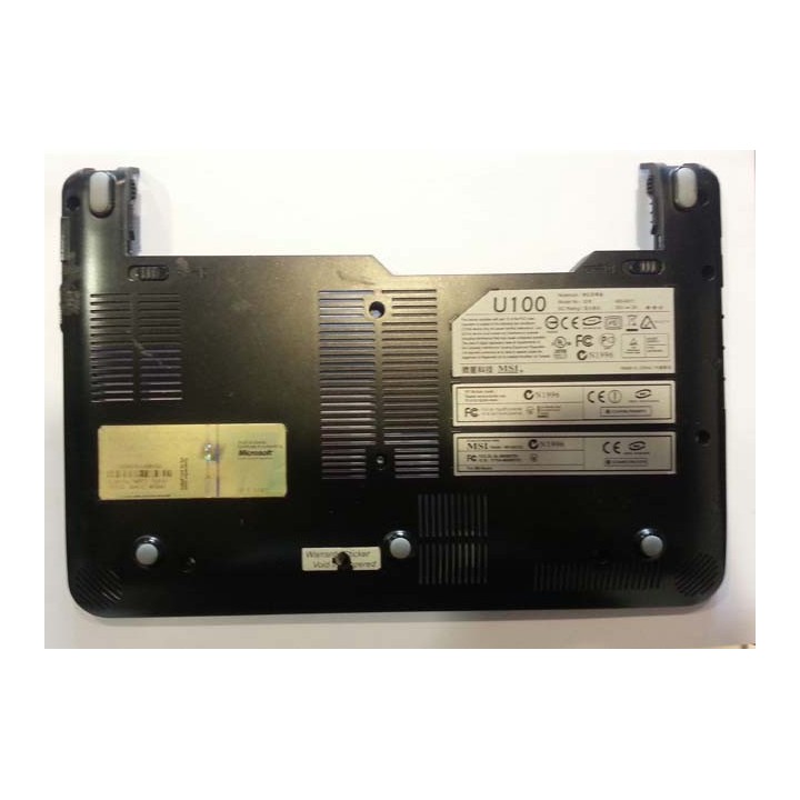 Plasturgie de base dessous MSI WIND U100 - ABIMEDIA