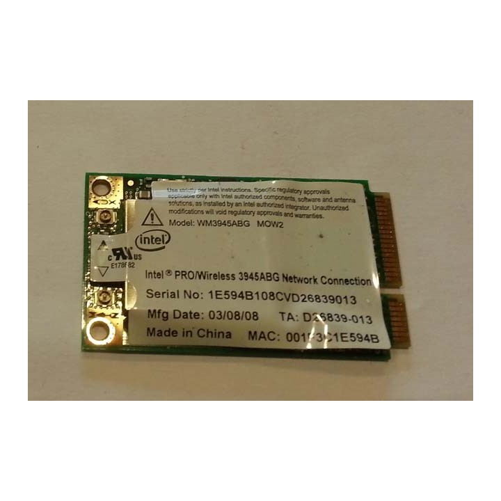 Carte wifi Acer aspire 7720 - ABIMEDIA