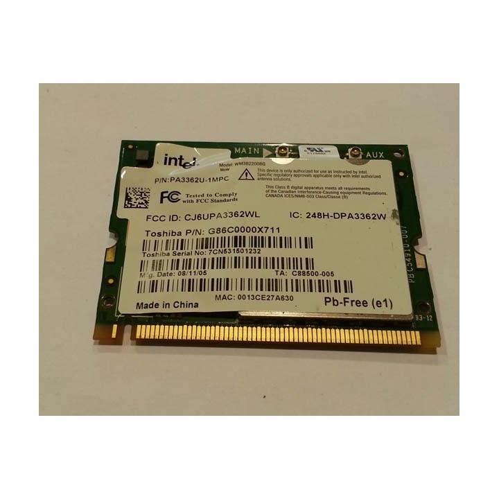 Intel PA3362U-1MPC - Carte WiFi pour portable | ABIMEDIA