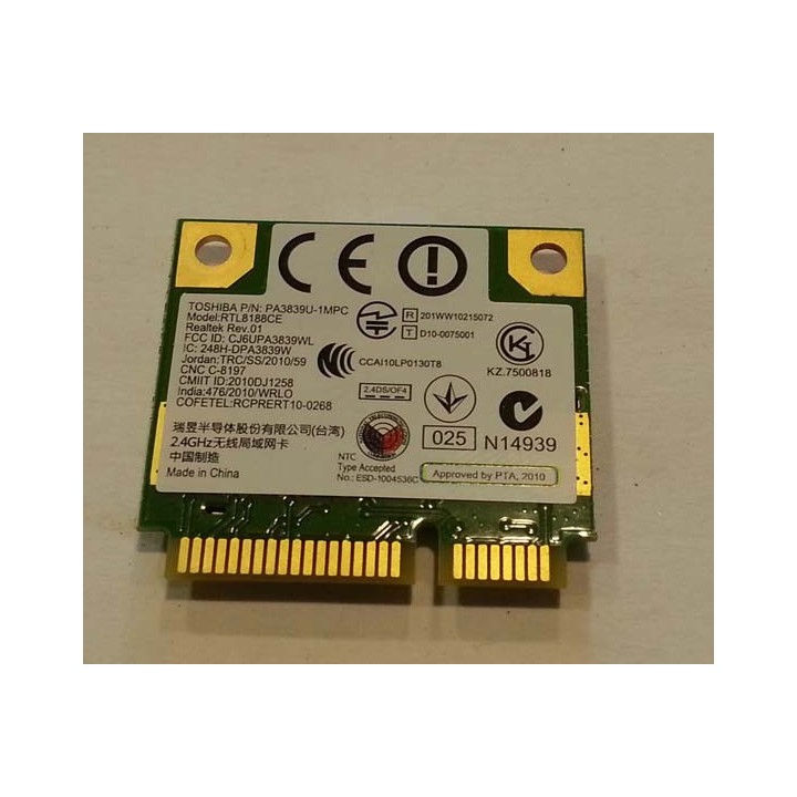 carte wifi RTL 8188CE Toshiba satellite c870-148 - ABIMEDIA