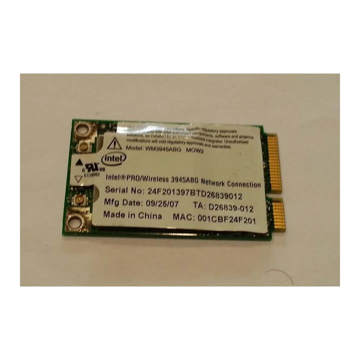 Carte wifi intem 3945ABG Packard bell Easy note | ABIMEDIA