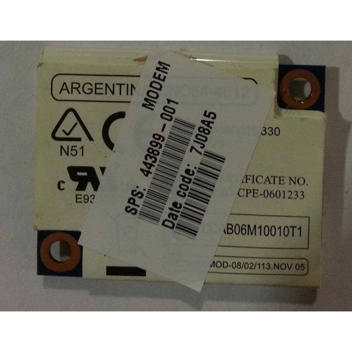 Modem 7J0BA5 HP compaq 6910p - ABIMEDIA