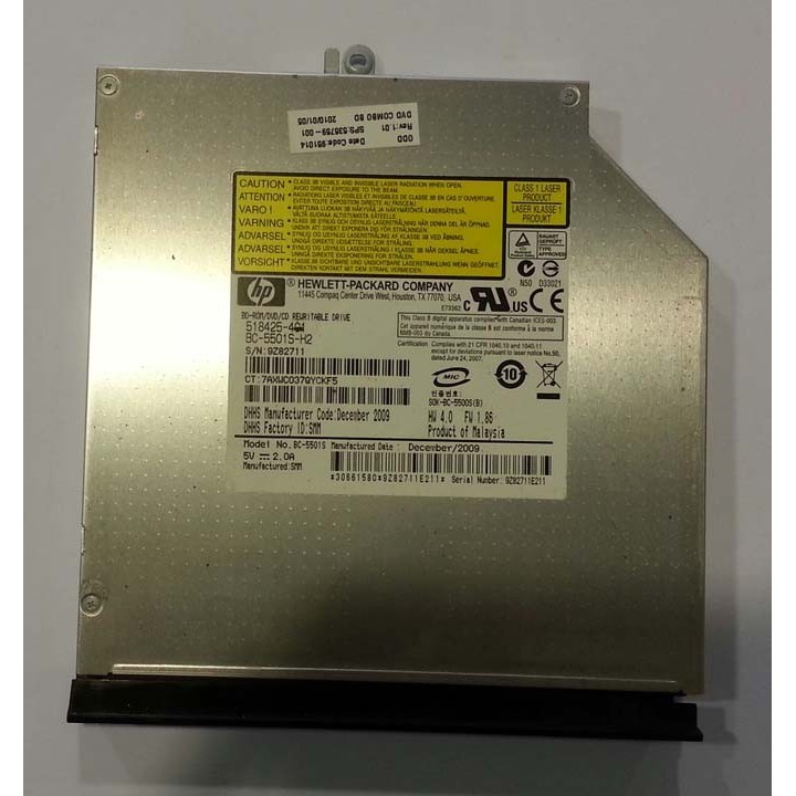 Lecteur DVD-RW BC-5501S HP ProBook 4710s - Pièce Détachée