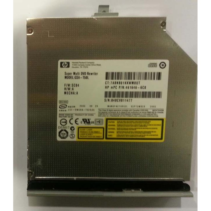 Lecteur DVD-RW GSA-T50L HP Pavilion dv7-1103ef - Pièce