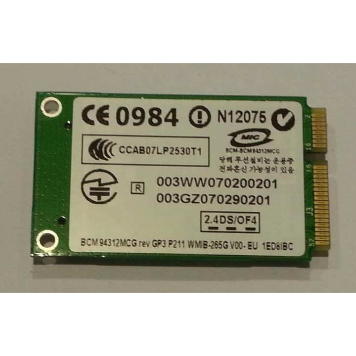 Carte WiFi HP Pavilion dv7-1103ef - Pièce Détachée