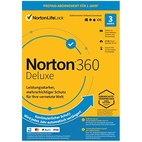 Norton™ 360 Deluxe 3 Pc un an