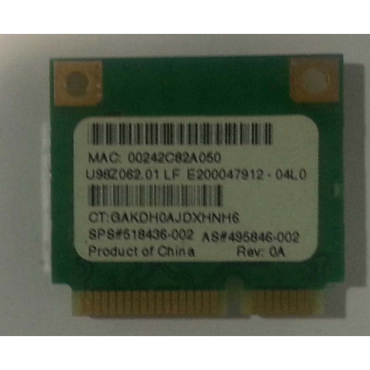 Carte wifi model SPS 518436-002 pour Hp presario | ABIMEDIA