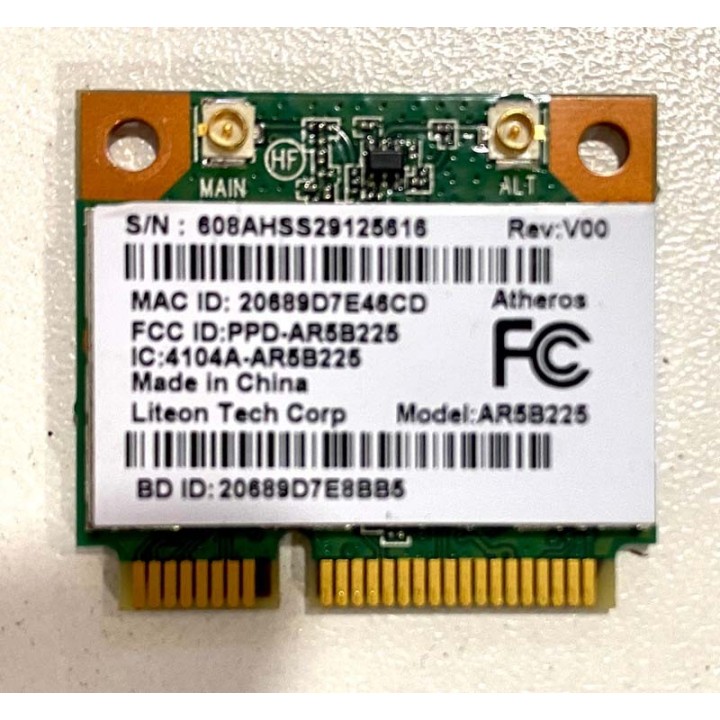 Carte Wifi Atheros AR5B225 pour Samsung NP300E5C | ABIMEDIA