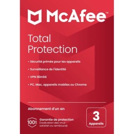 MCAFEE TOTAL PROTECTION 2024 - Reconditionné | Abimedia