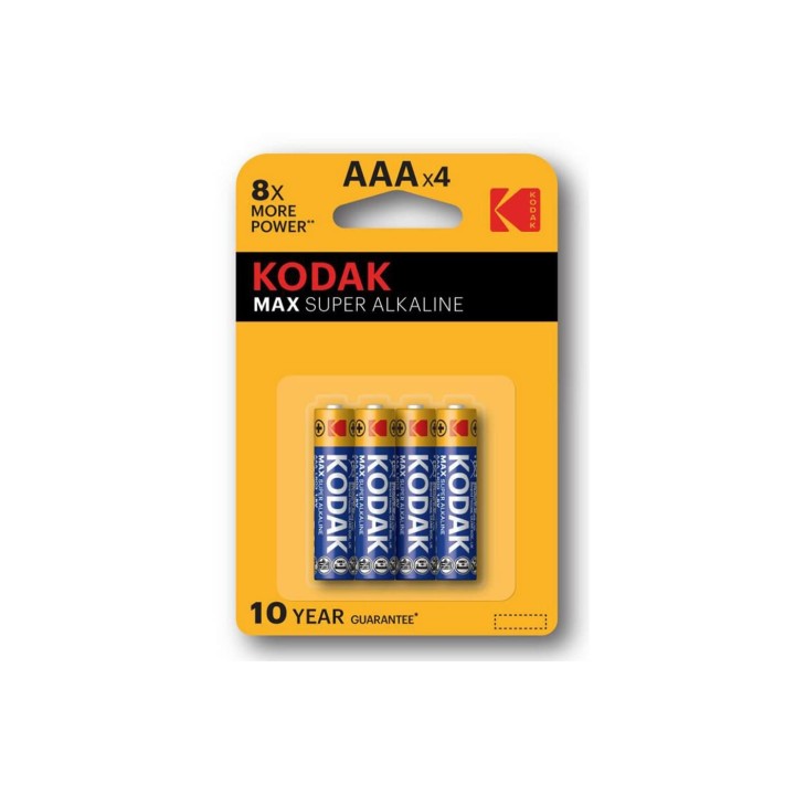 Kodak Piles AAA X 4 Max Super Alkaline | ABIMEDIA