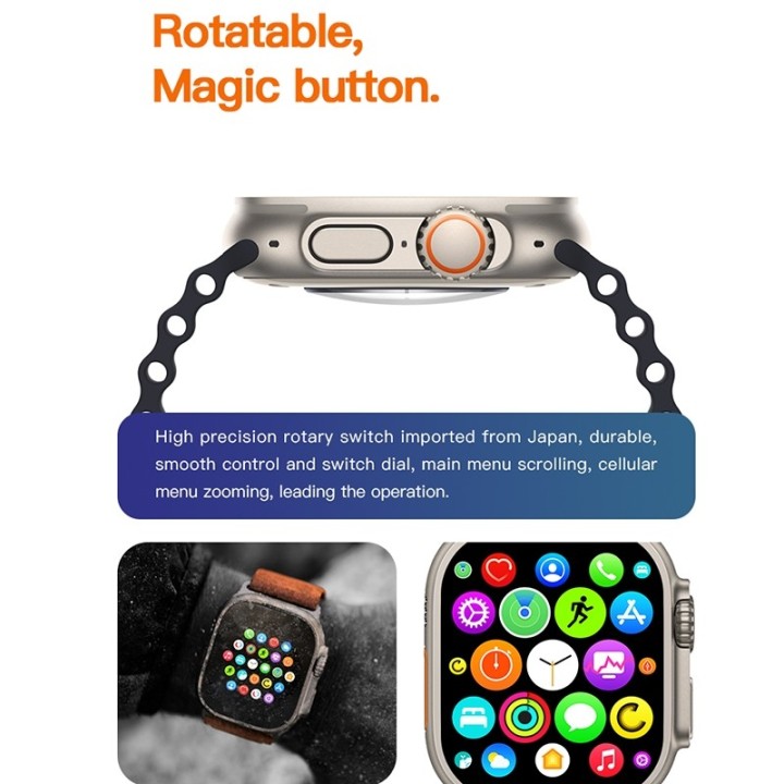 Smart Watch T800Ultra 49mm - Technologie et Élégance