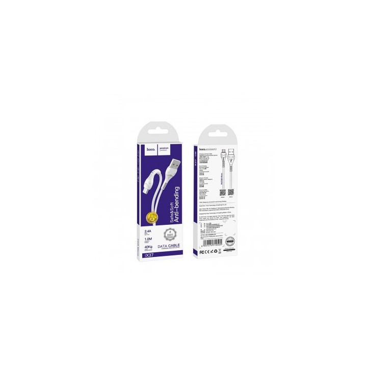 Câble MICRO-USB hoco X37 2,4A - 1M bla | ABIMEDIA Paris