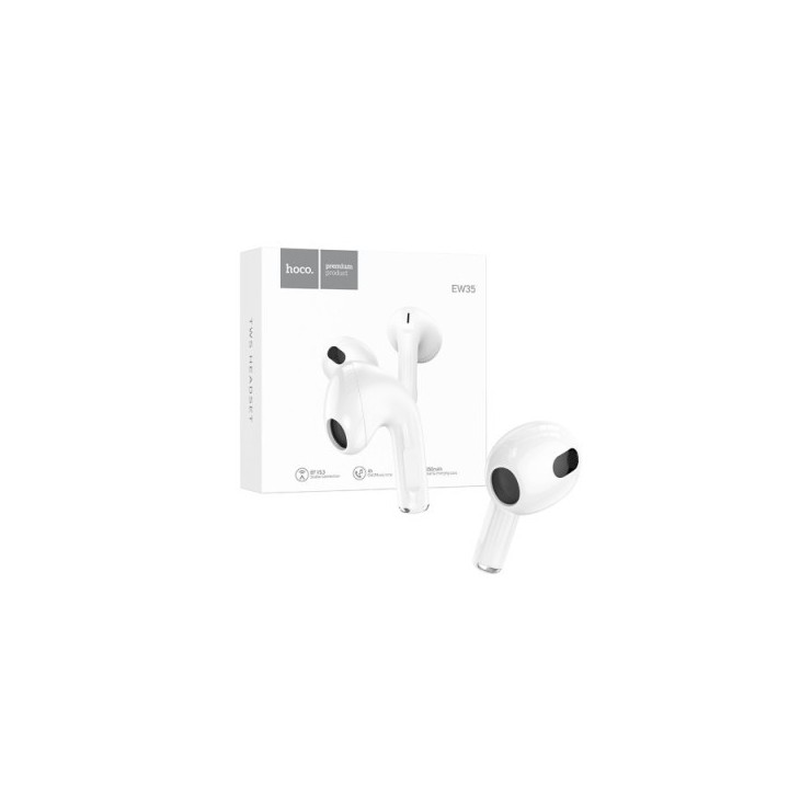 écouteur bluetooth HOCO EW35 blanc BT5 | ABIMEDIA Paris