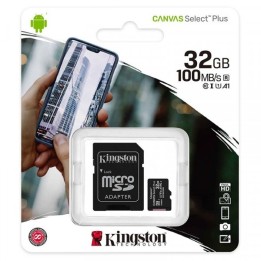 MICRO SD 32GB kingston canvas select p | ABIMEDIA Paris