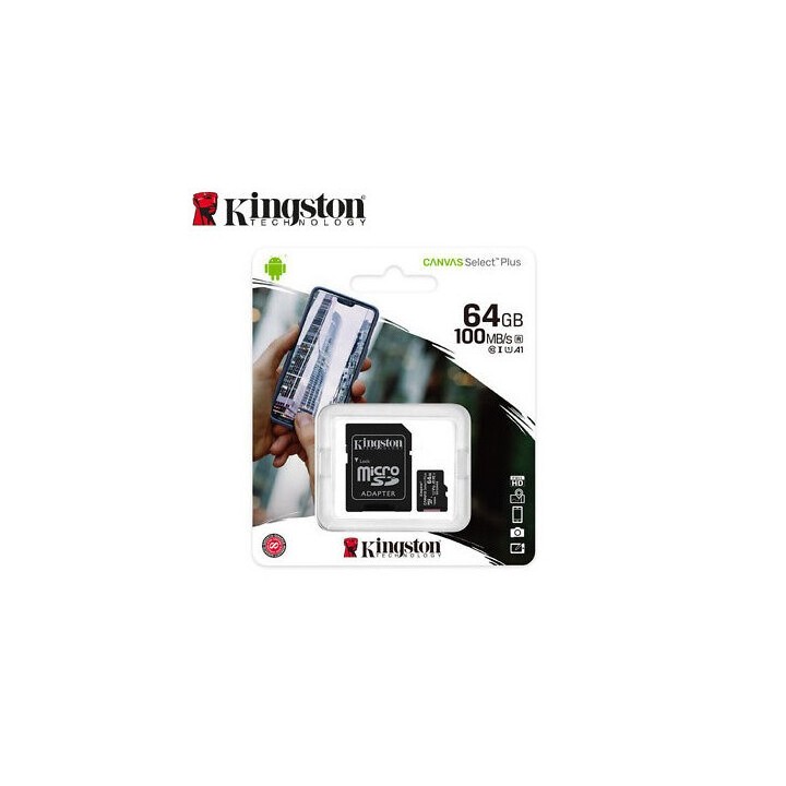 MICRO SD 64GB kingston canvas select p | ABIMEDIA Paris