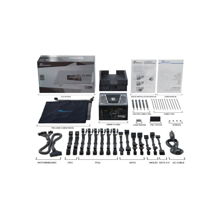 Seasonic Prime TX-850 - Alimentation 850 W 80 | ABIMEDIA