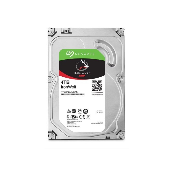 Seagate Disque Dur 3.5\" IRONWOLF 4 TO - Reconditionné